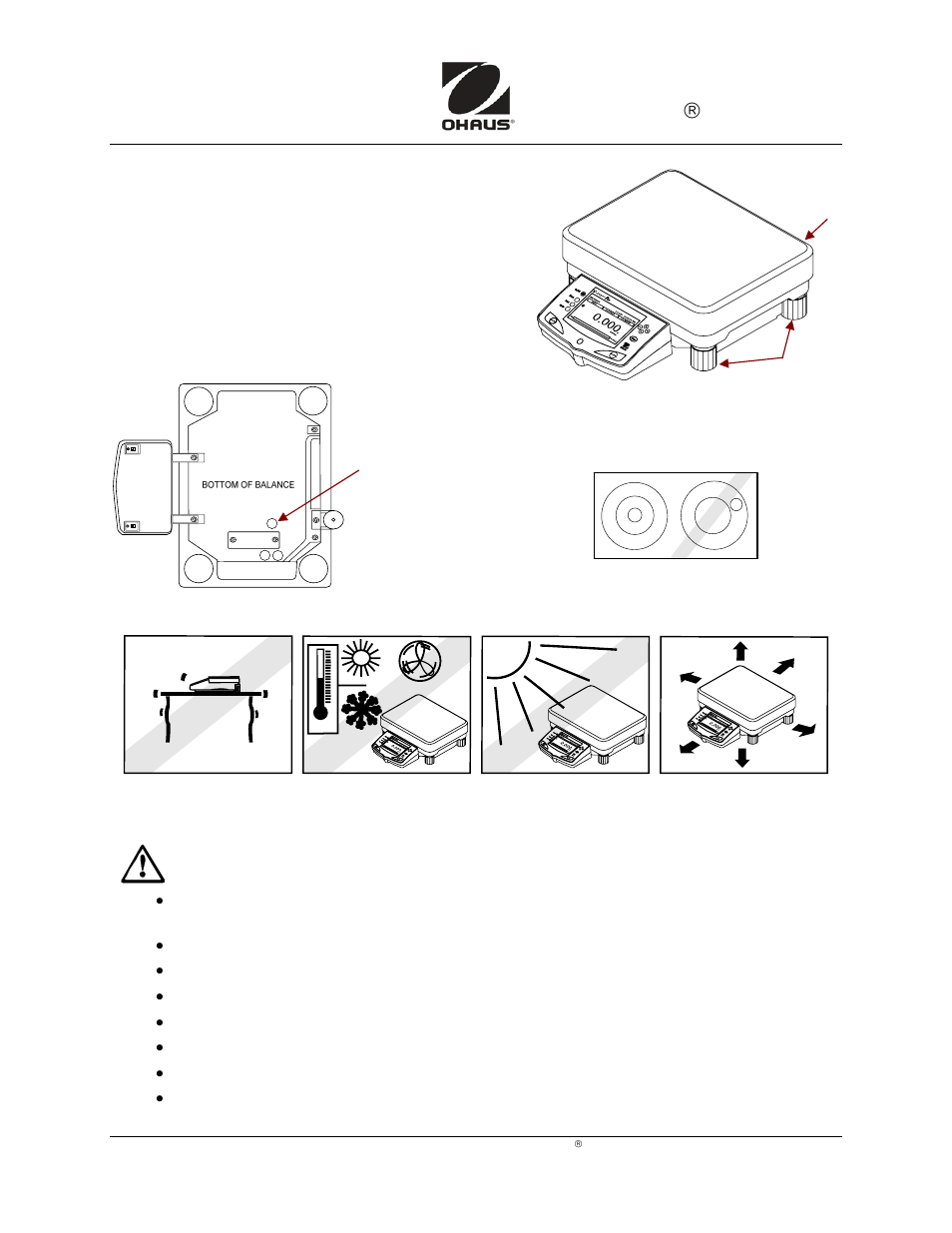 Rice Lake Ohaus Explorer Pro High Capacity Quick Start Guide User Manual | 4 pages