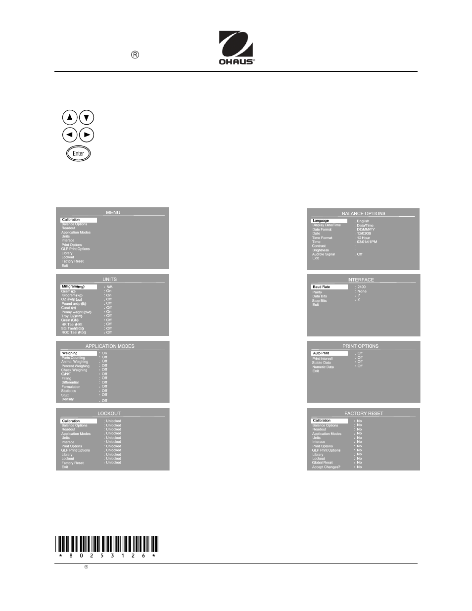 Explorer, Pro-hc quick start guide | Rice Lake Ohaus Explorer Pro High Capacity Quick Start Guide User Manual | Page 4 / 4