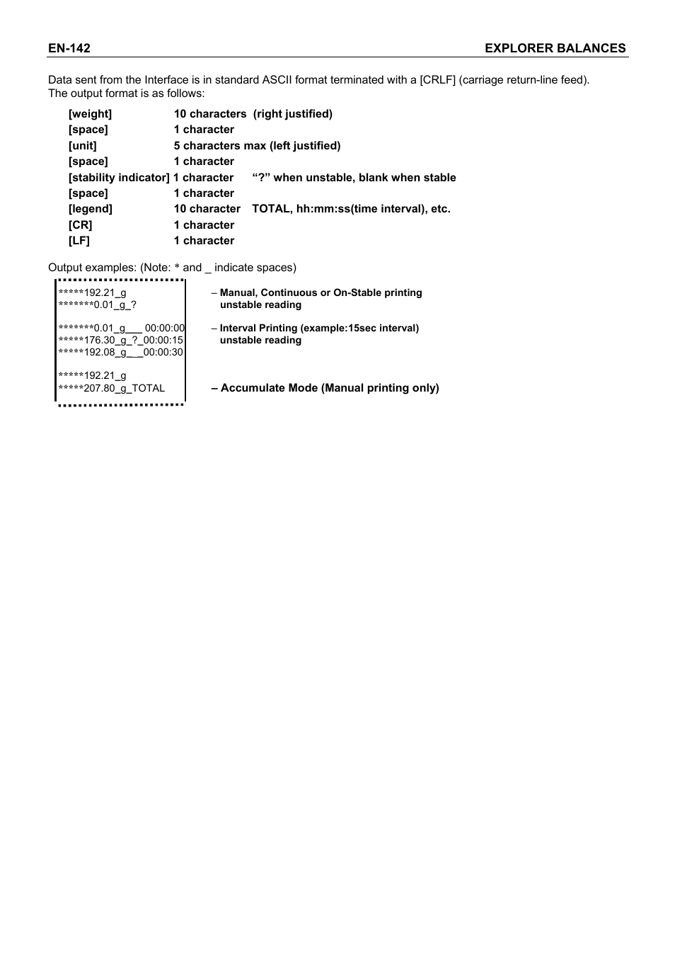 Rice Lake Explorer Series Toploader, Ohaus User Manual | Page 144 / 150