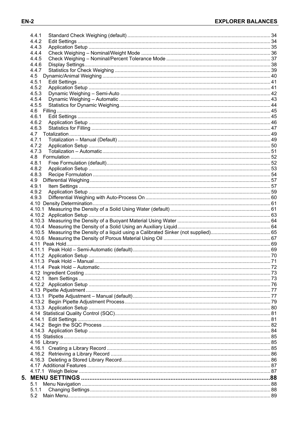 Rice Lake Explorer Series Toploader, Ohaus User Manual | Page 4 / 150
