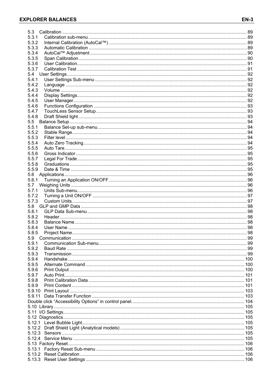 Rice Lake Explorer Series Toploader, Ohaus User Manual | Page 5 / 150