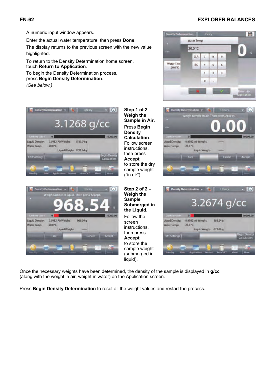 Rice Lake Explorer Series Toploader, Ohaus User Manual | Page 64 / 150