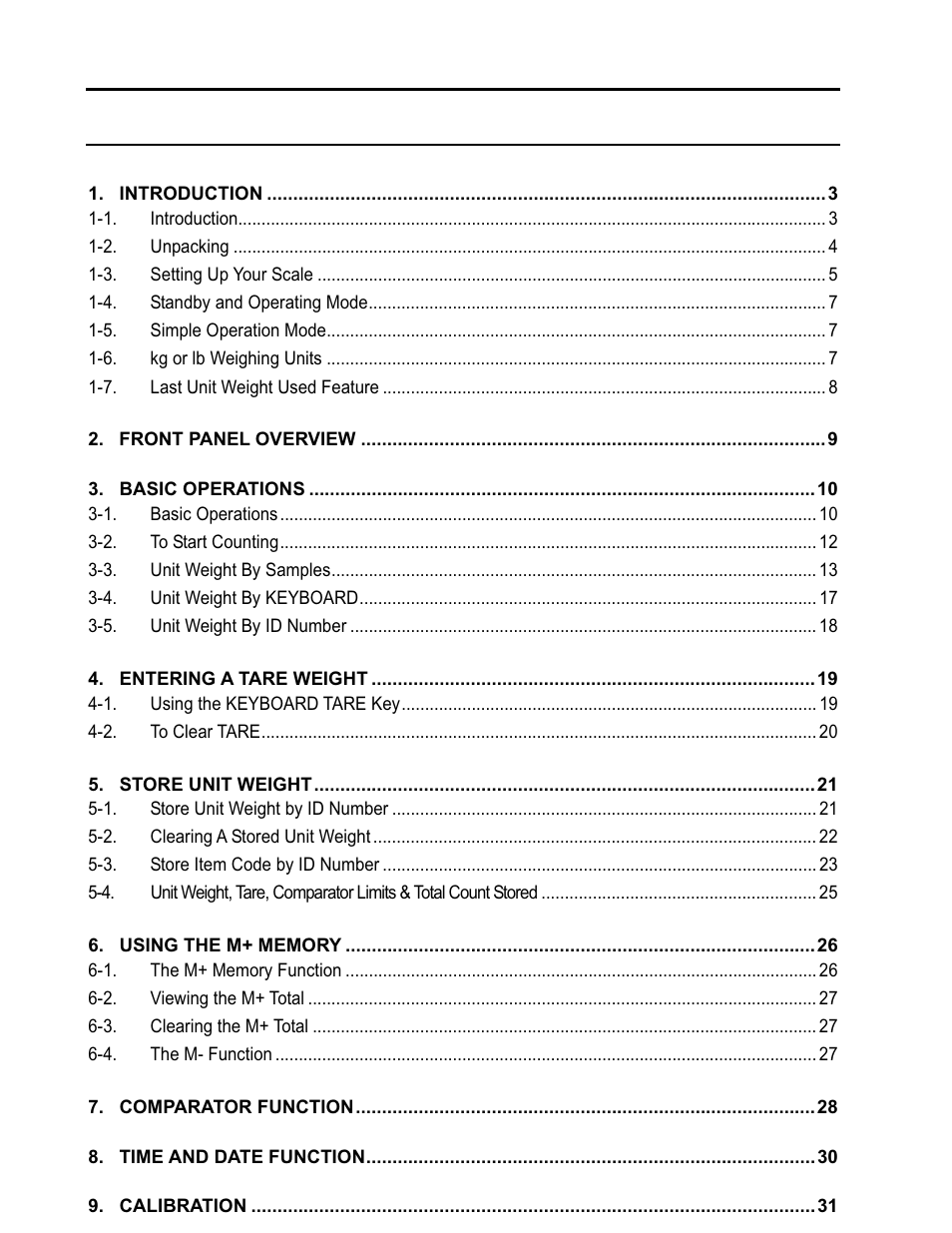 Rice Lake FC-i/Si Series, A&D Weighing User Manual | Page 3 / 86