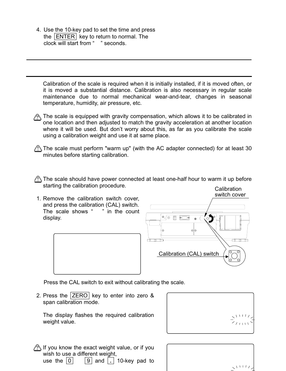 88 cal 10, Calibration | Rice Lake FC-i/Si Series, A&D Weighing User Manual | Page 33 / 86