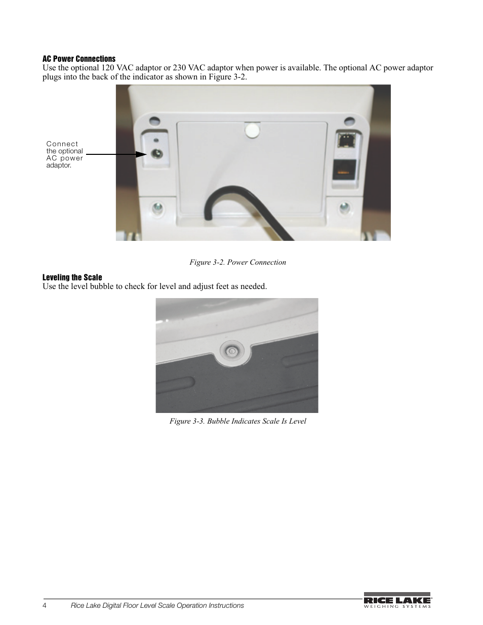 Rice Lake Floor Level Digital Physcian Scale (150-10-7) - RL150-10-7 Operation Instructions User Manual | Page 8 / 18