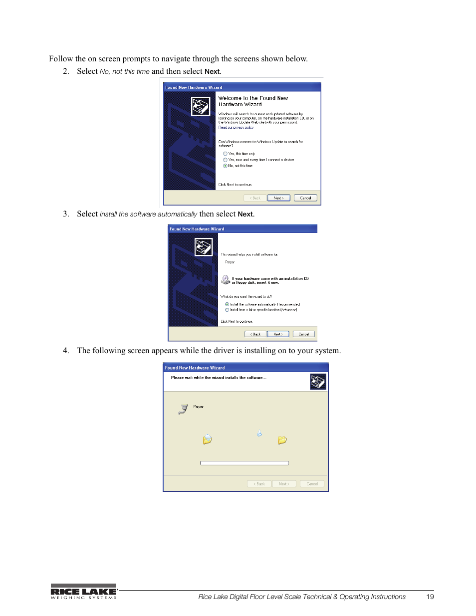 Rice Lake Floor Level Digital Physcian Scale (150-10-7) - RL150-10-7 Technical & Operation Instructions User Manual | Page 23 / 30