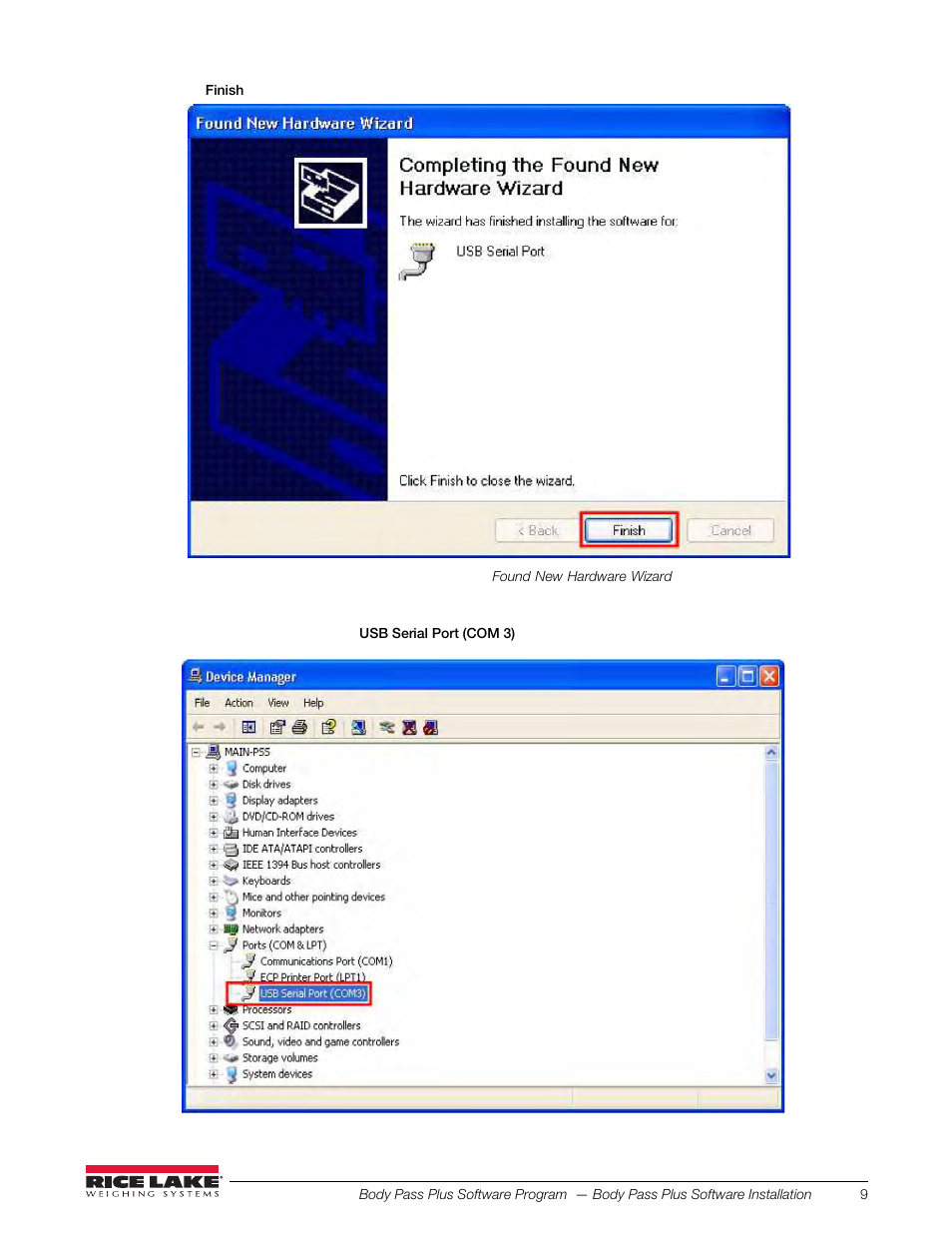 Rice Lake Upper Body Single Frequency Composition Analyzer - D1000-2 - Pass Plus Software User Manual | Page 13 / 38