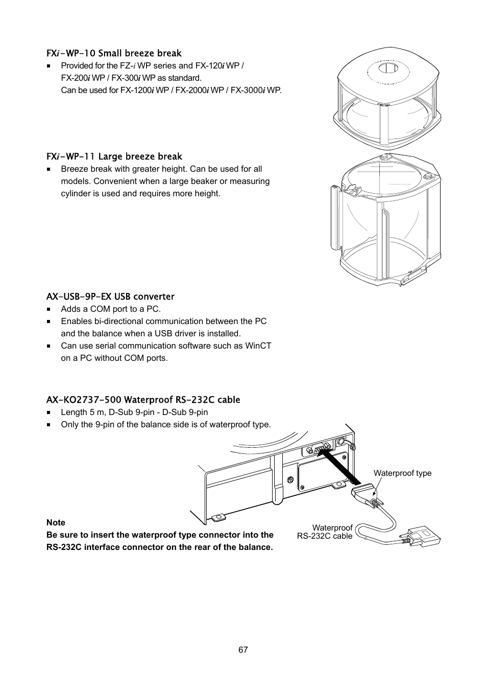 Rice Lake FX-i WP Series, A&D Weighing User Manual | Page 69 / 80