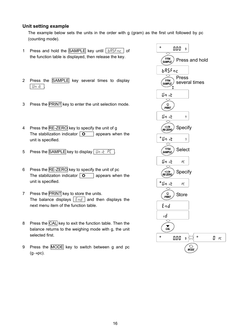 Rice Lake GF Series, A&D Weighing User Manual | Page 18 / 82