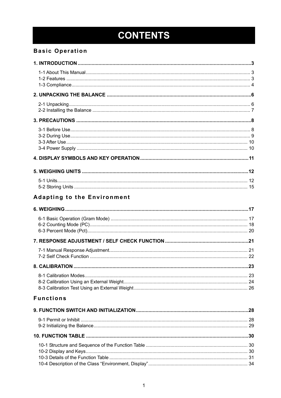 Rice Lake GF Series, A&D Weighing User Manual | Page 3 / 82