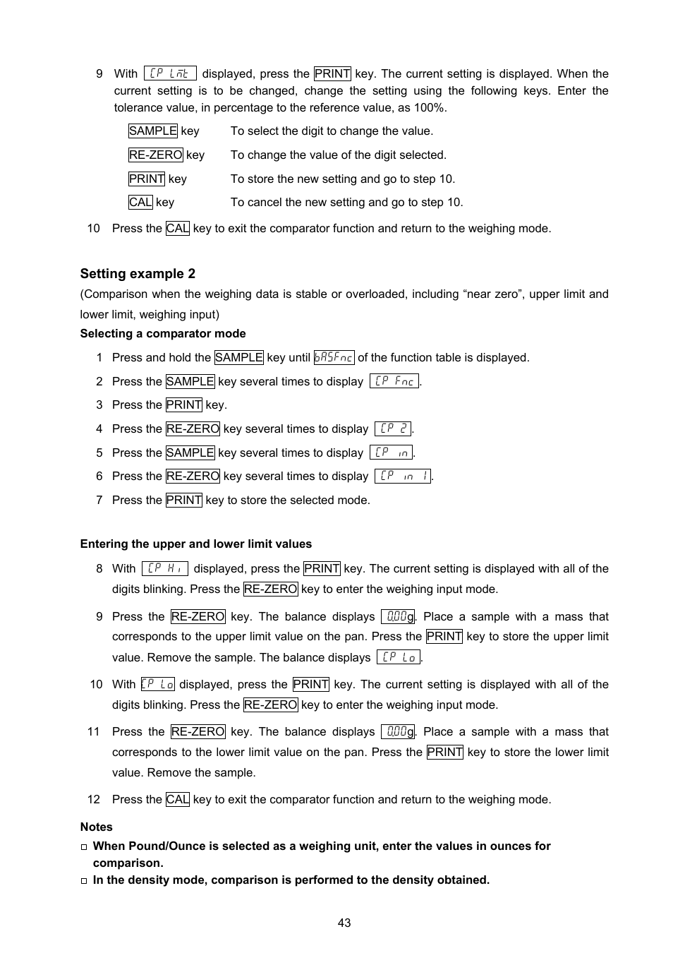 Rice Lake GF Series, A&D Weighing User Manual | Page 45 / 82
