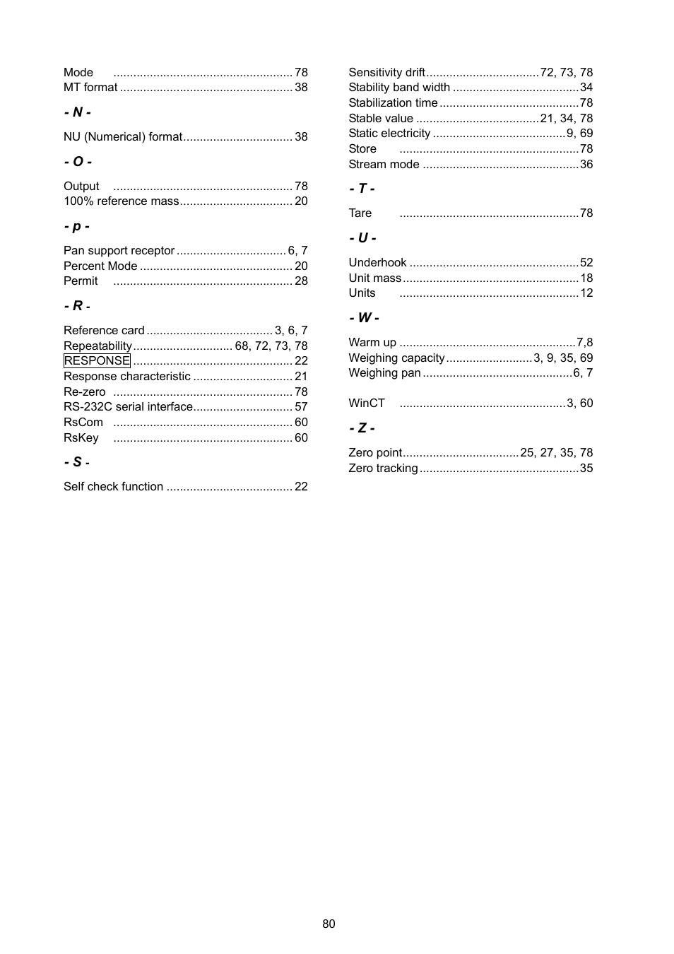 Rice Lake GF Series, A&D Weighing User Manual | Page 82 / 82