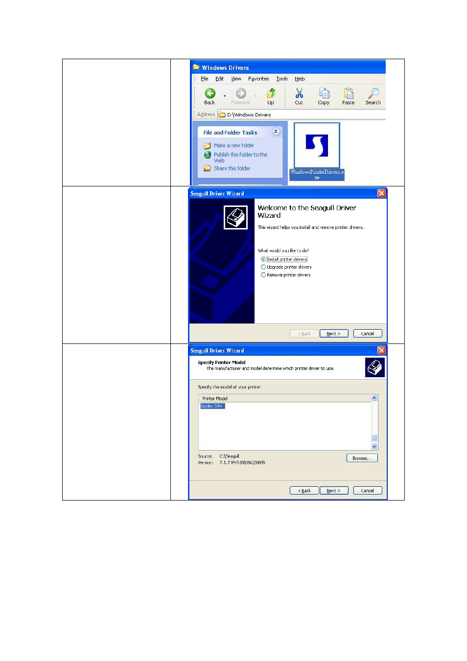 4. installing the driver | Rice Lake GoDEX DT4 User Manual User Manual | Page 13 / 35