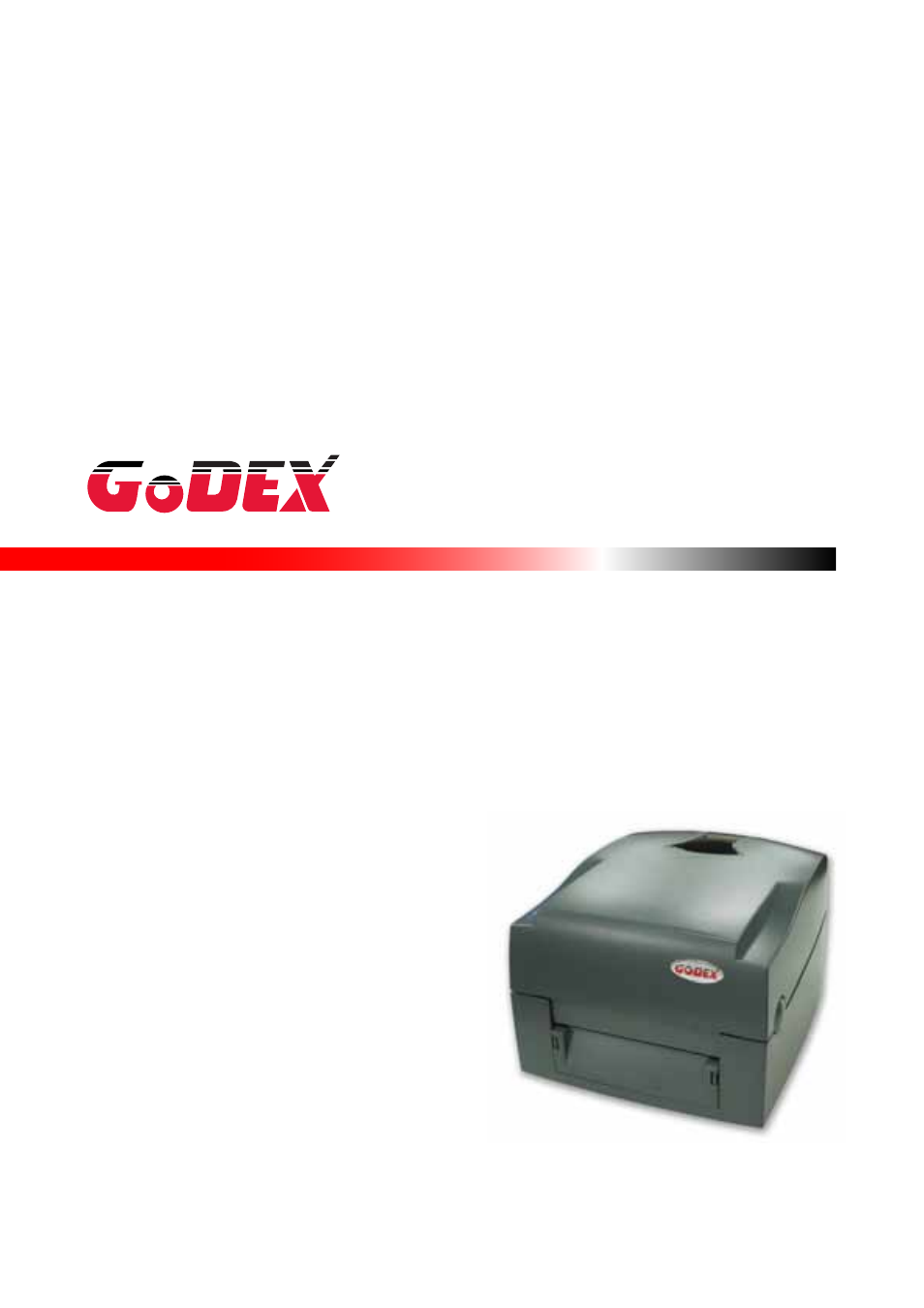 Rice Lake GoDEX G500 Direct Thermal/Thermal Transfer Label Printer User Manual | 47 pages