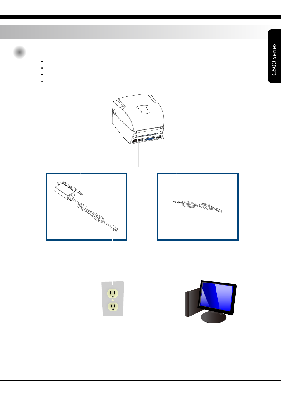 8_g500 user manual_printer setup_pc con_01, G500 s er ies, 2 printer setup | Rice Lake GoDEX G500 Direct Thermal/Thermal Transfer Label Printer User Manual | Page 15 / 47