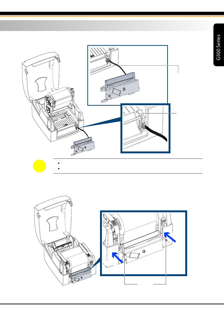 8_g500 user manual_accessories_cutter_02, G500 s er ies, 5 accessories | Rice Lake GoDEX G500 Direct Thermal/Thermal Transfer Label Printer User Manual | Page 37 / 47