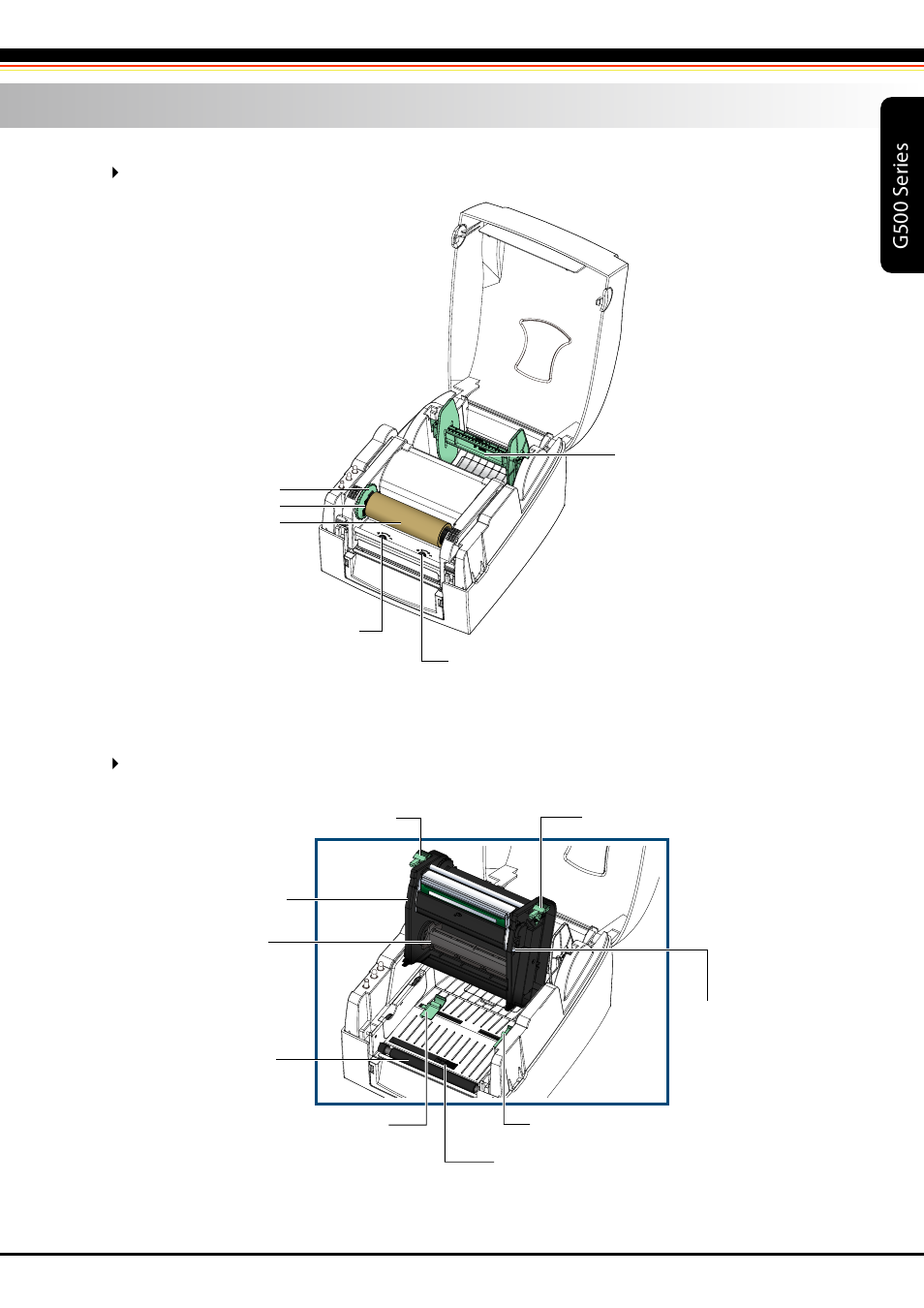 3_g500 user manual_printer_02, G500 s er ies, 1 barcode printer | Rice Lake GoDEX G500 Direct Thermal/Thermal Transfer Label Printer User Manual | Page 7 / 47