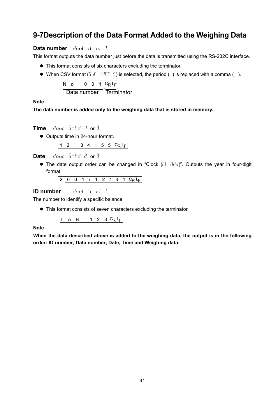 Rice Lake GX Series, A&D Weighing User Manual | Page 43 / 86