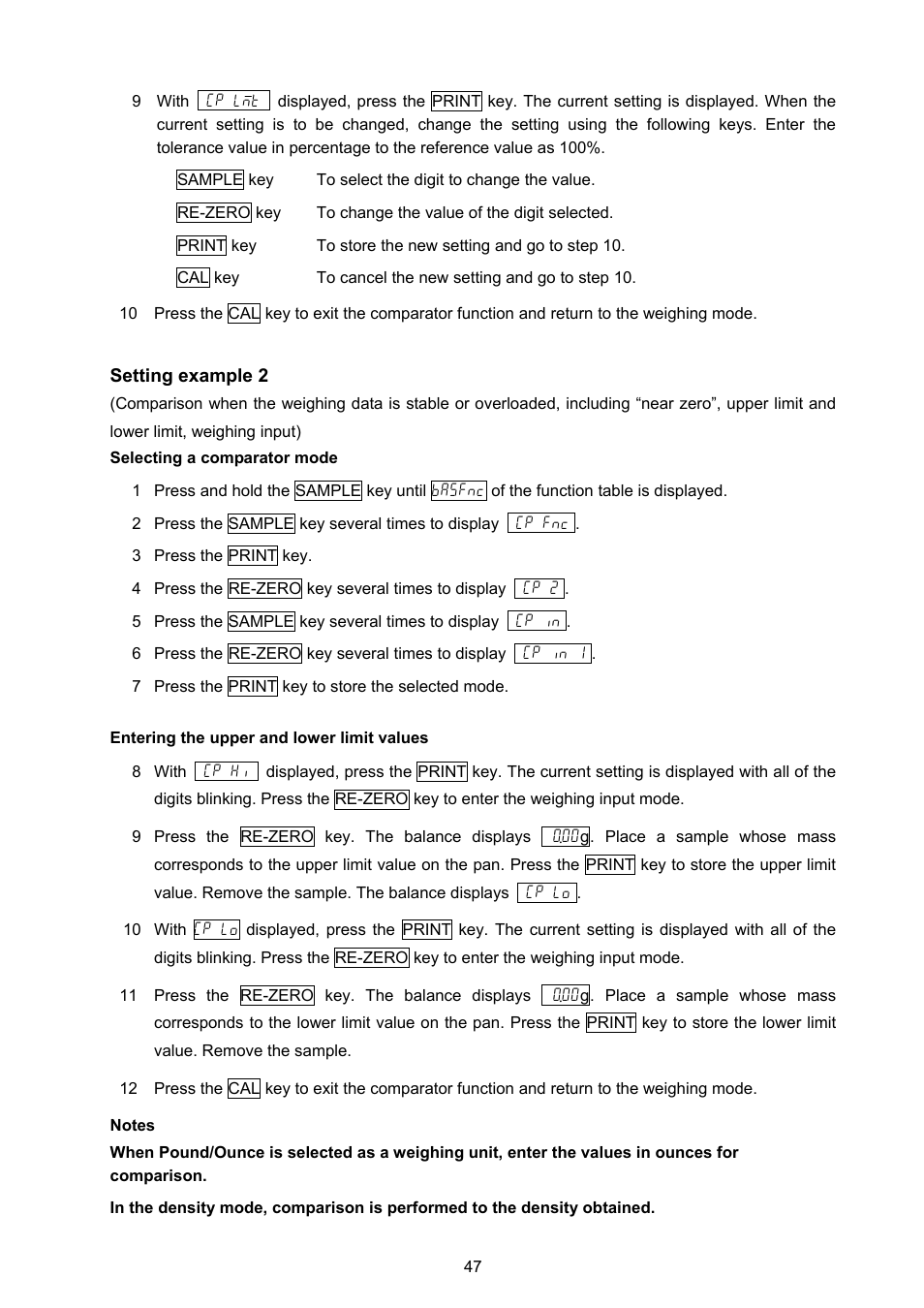 Rice Lake GX Series, A&D Weighing User Manual | Page 49 / 86