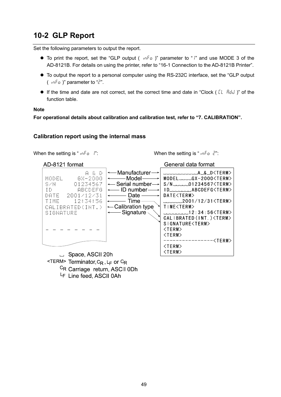 2 glp report | Rice Lake GX Series, A&D Weighing User Manual | Page 51 / 86