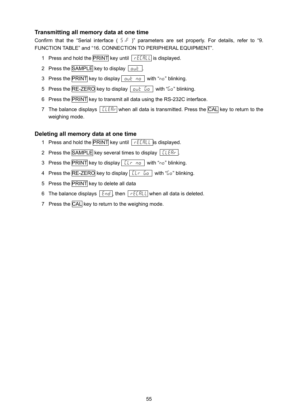 Rice Lake GX Series, A&D Weighing User Manual | Page 57 / 86