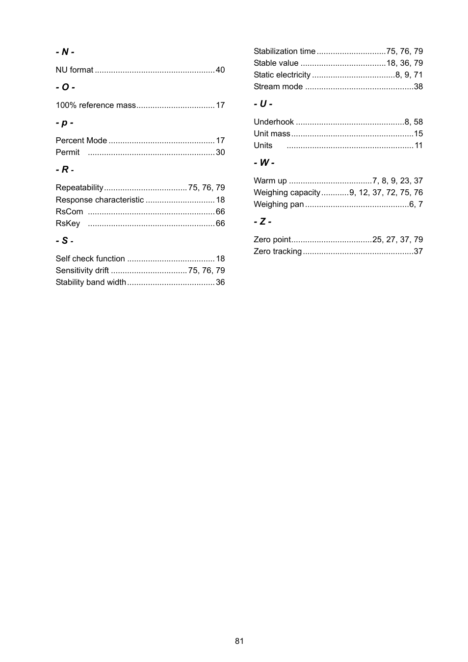 Rice Lake GX Series, A&D Weighing User Manual | Page 83 / 86