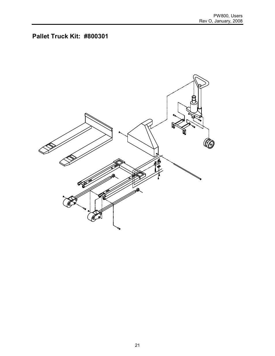 Rice Lake Lift Truck/Pallet Jack Scales - Intercomp PW800 User Manual | Page 21 / 25