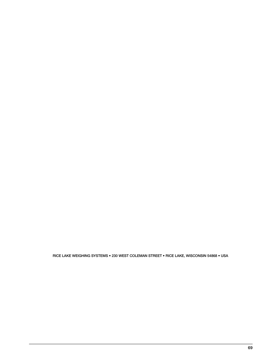 Iq 700 limited warranty | Rice Lake IQ 700 Configurable Weight Indicator User Manual | Page 73 / 73
