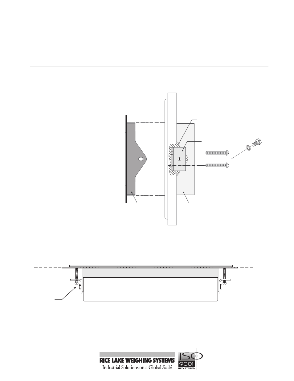 Rice Lake IQ plus 355 Panel Mount Option User Manual | 1 page