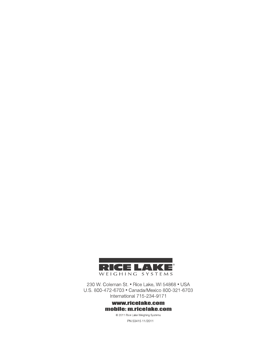 Rice Lake IQ plus 2100SL Digital Bench Scale User Manual | Page 42 / 42