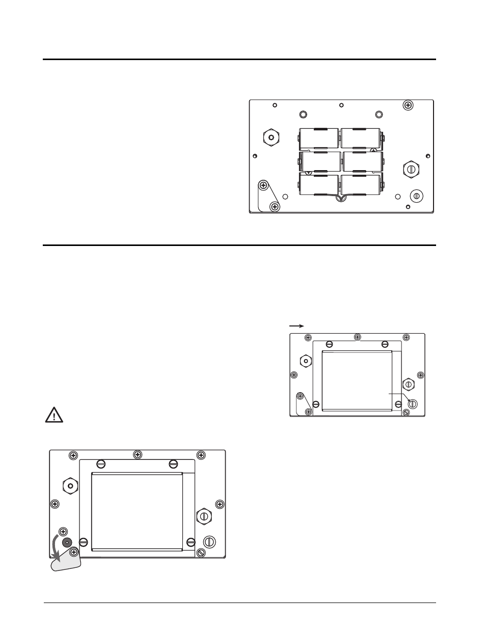 Battery installation, Using the ac adapter | Rice Lake Farm Bars - 390DC User Manual | Page 4 / 4