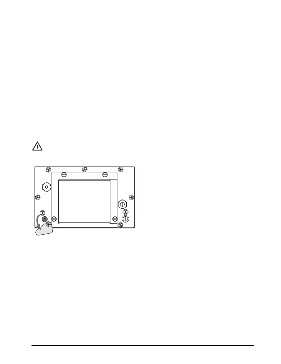 6 ac adapter 2.7 board removal, Caution, 6 ac adapter | 7 board removal | Rice Lake Farm Bars - IQ plus 390-DC User Manual | Page 11 / 48