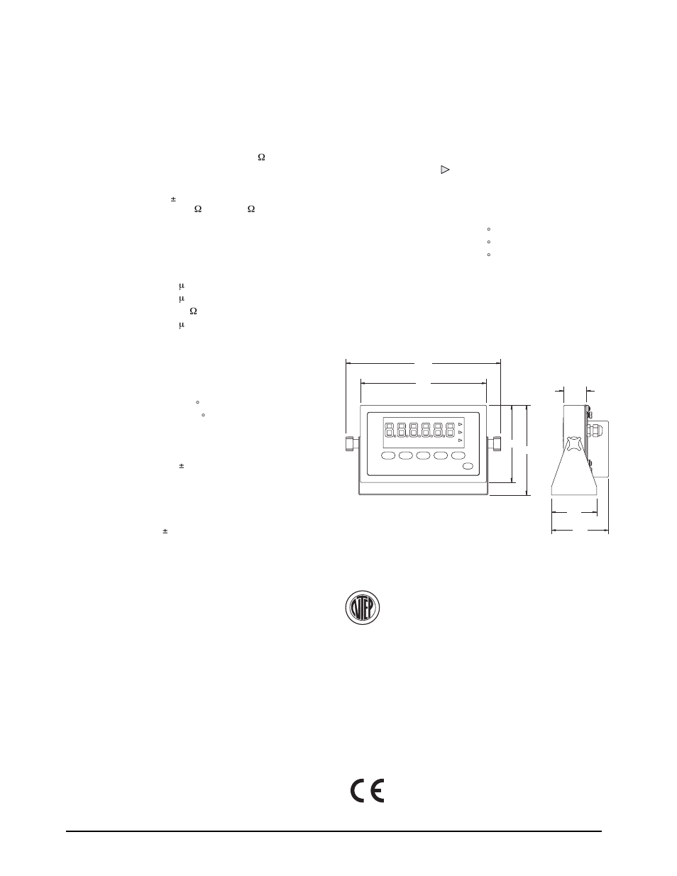 9 specifications, Power, Analog specifications | Digital specifications, Serial communications, Operator interface, Environmental, Enclosure, Certifications and approvals | Rice Lake Farm Bars - IQ plus 390-DC User Manual | Page 44 / 48