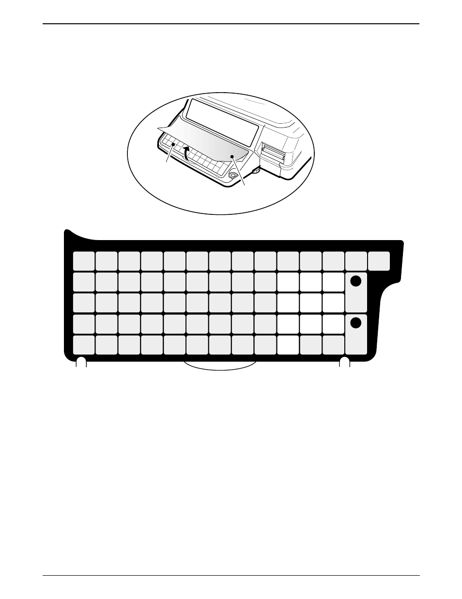 4 program key sheet, Cover film key sheet | Rice Lake Ishida Astra Operating Manual User Manual | Page 14 / 88