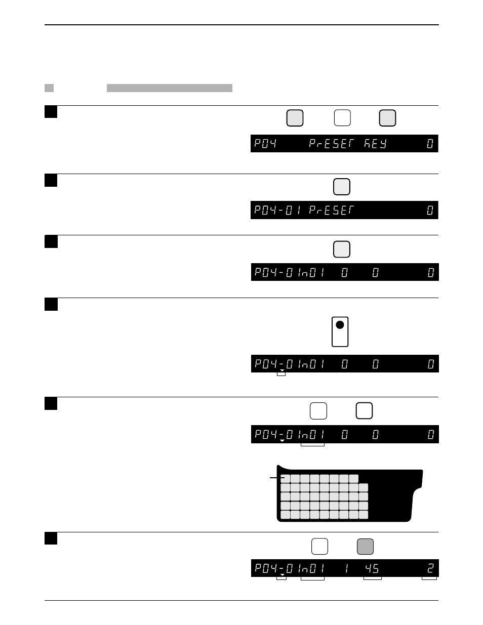 5 preset key, 1 preset keys — plu and tare values | Rice Lake Ishida Astra Operating Manual User Manual | Page 42 / 88