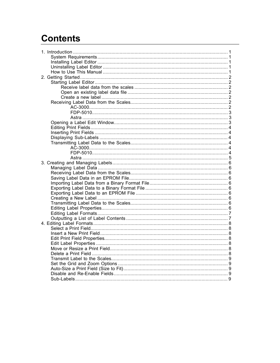 Rice Lake Ishida AstraLabel User Guide User Manual | Page 3 / 27