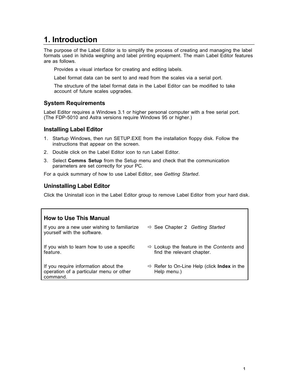 Introduction | Rice Lake Ishida AstraLabel User Guide User Manual | Page 5 / 27