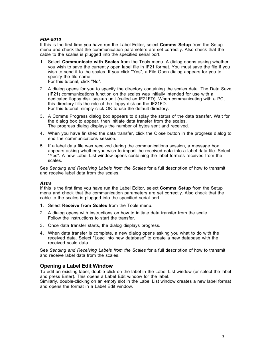 Rice Lake Ishida AstraLabel User Guide User Manual | Page 7 / 27