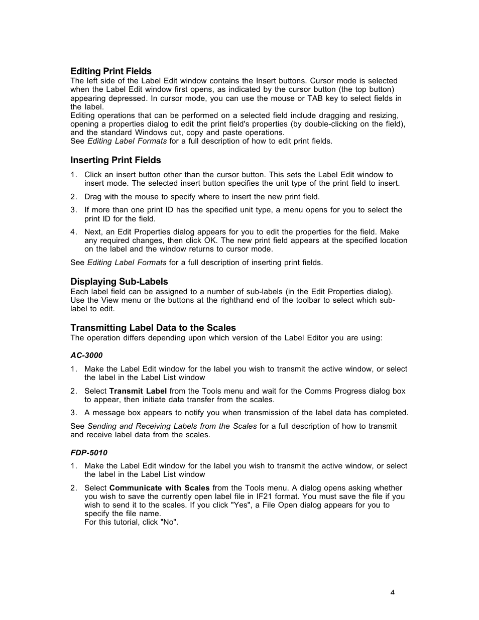 Rice Lake Ishida AstraLabel User Guide User Manual | Page 8 / 27