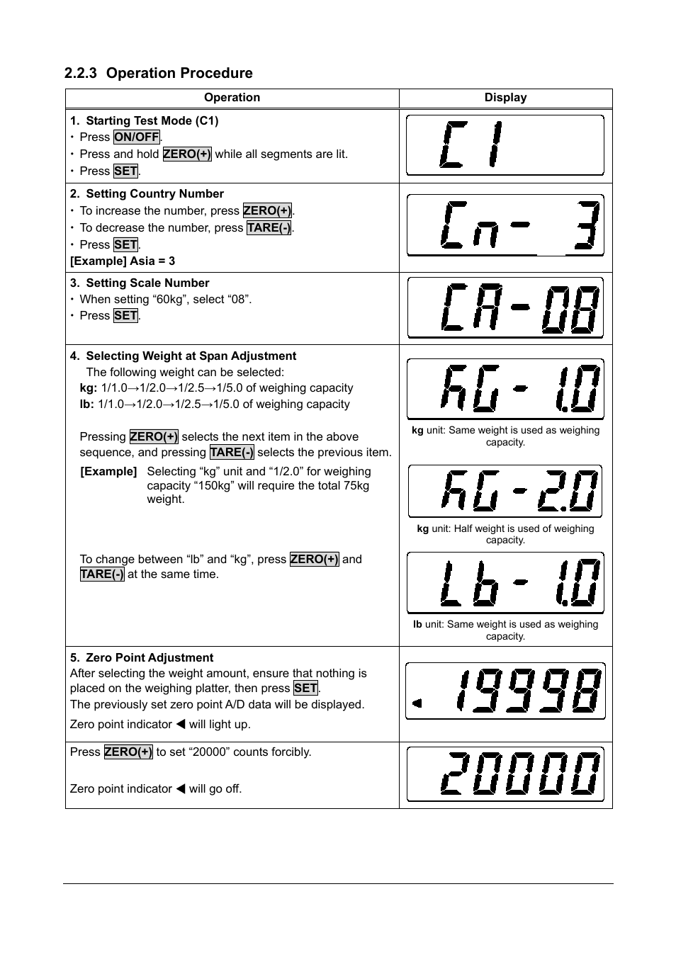 3 operation procedure | Rice Lake Ishida IGX & IGB Series - Service Manual User Manual | Page 15 / 47