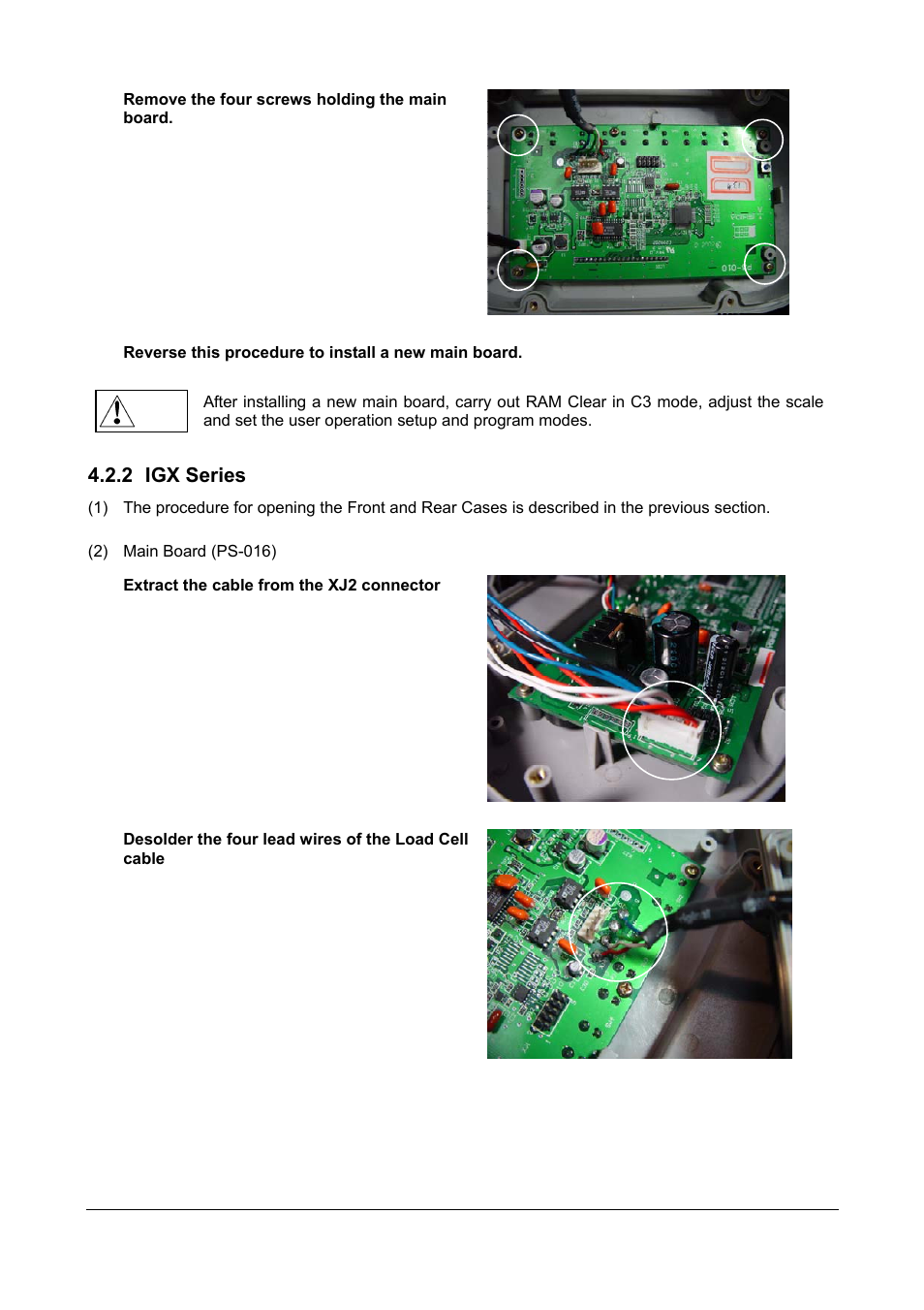2 igx series | Rice Lake Ishida IGX & IGB Series - Service Manual User Manual | Page 40 / 47