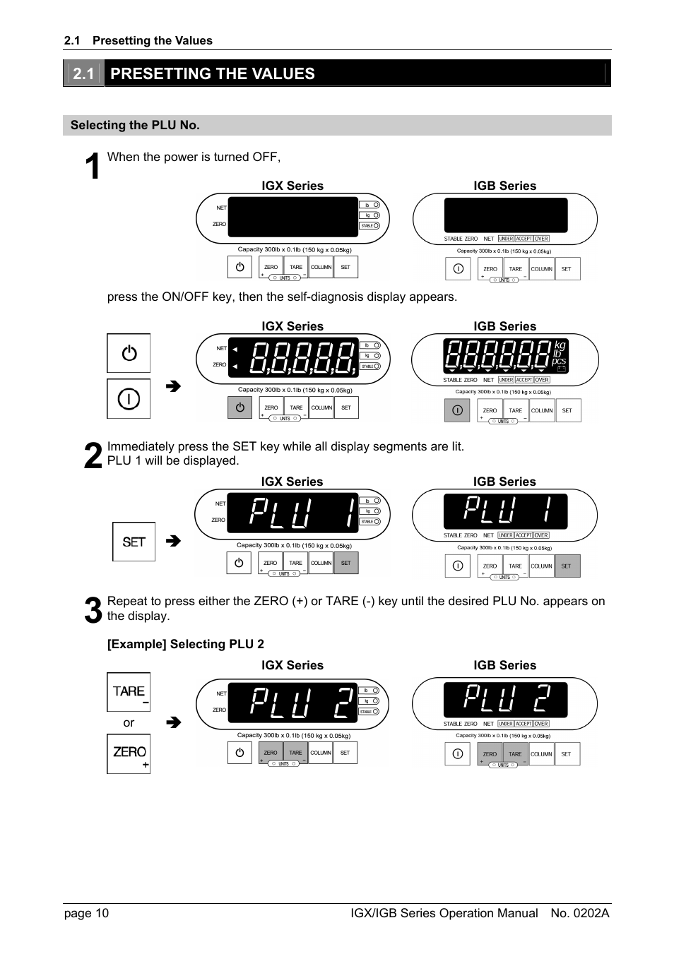 Rice Lake Ishida IGX & IGB Series - Operation Manual User Manual | Page 13 / 38