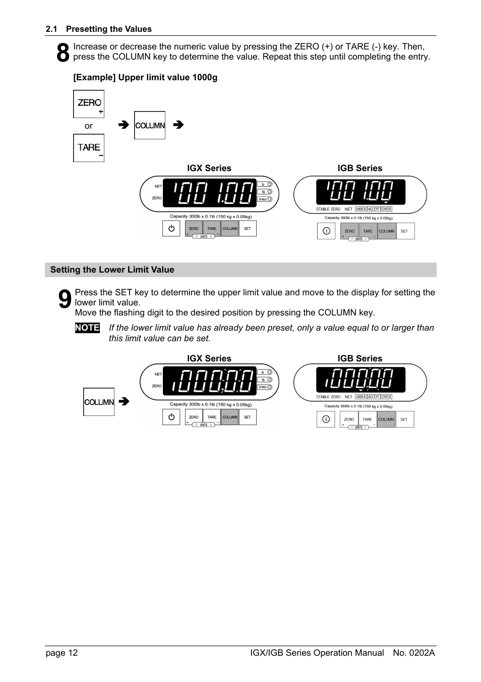 Rice Lake Ishida IGX & IGB Series - Operation Manual User Manual | Page 15 / 38