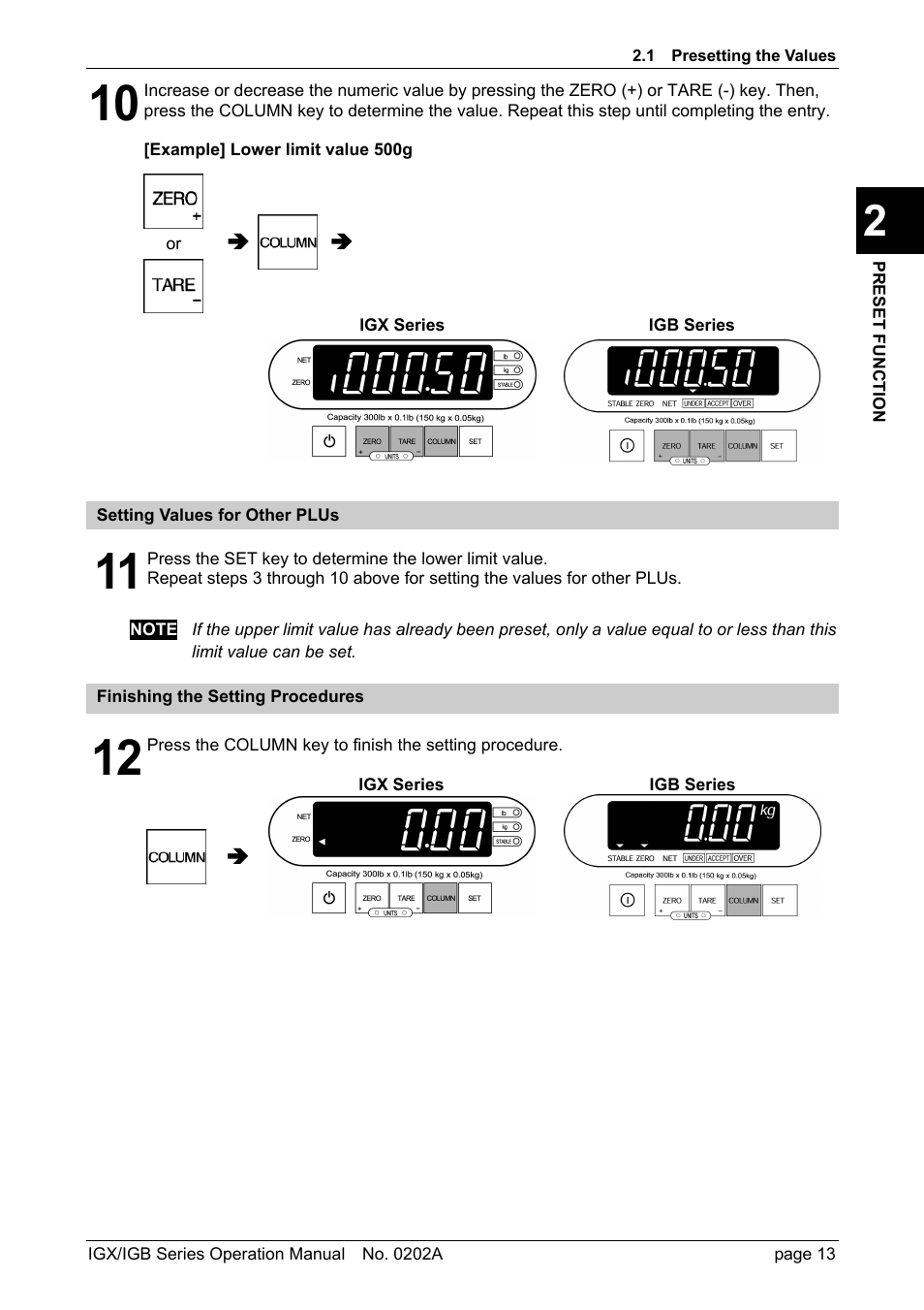 Rice Lake Ishida IGX & IGB Series - Operation Manual User Manual | Page 16 / 38