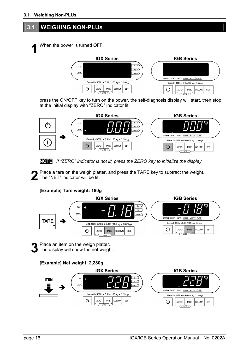 Rice Lake Ishida IGX & IGB Series - Operation Manual User Manual | Page 19 / 38