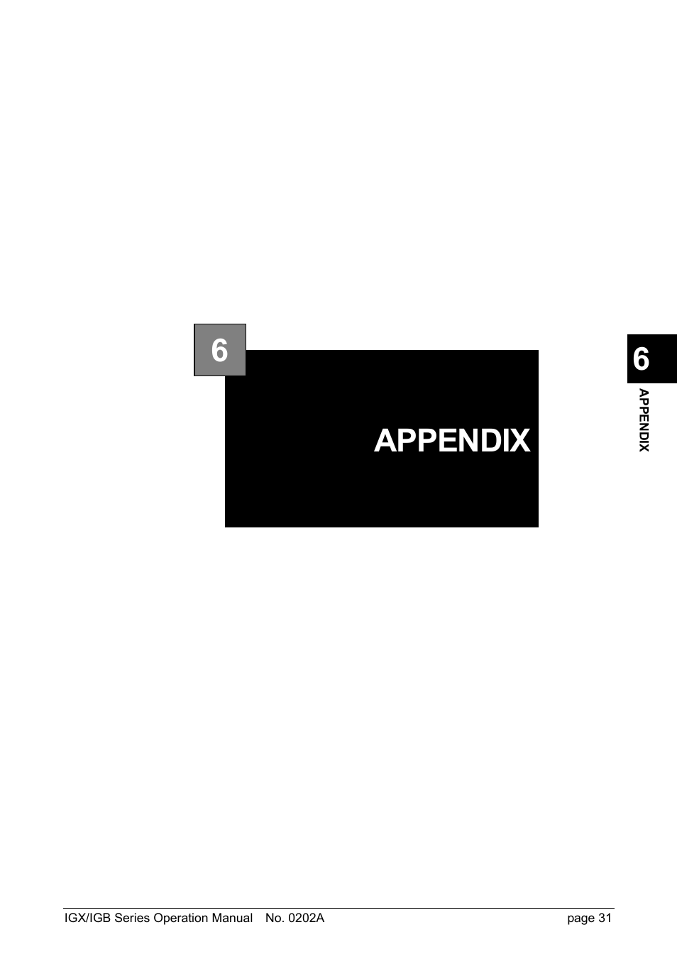 Appendix 6 | Rice Lake Ishida IGX & IGB Series - Operation Manual User Manual | Page 34 / 38