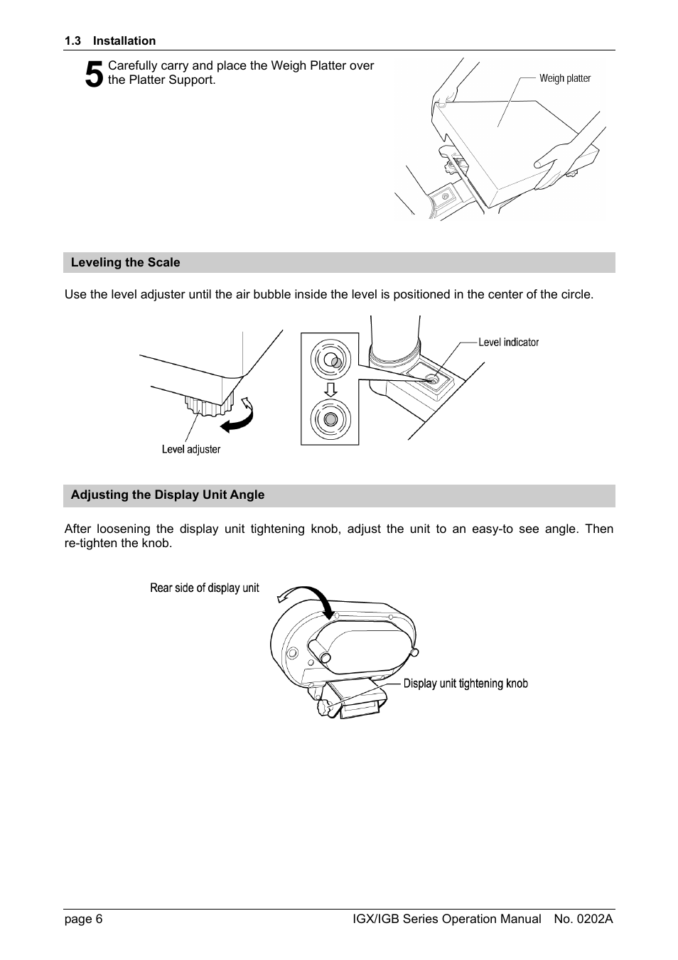 Rice Lake Ishida IGX & IGB Series - Operation Manual User Manual | Page 9 / 38