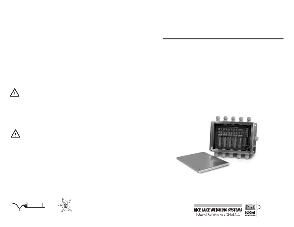 Rice Lake JB1010ST Signal Trim User Manual | 2 pages