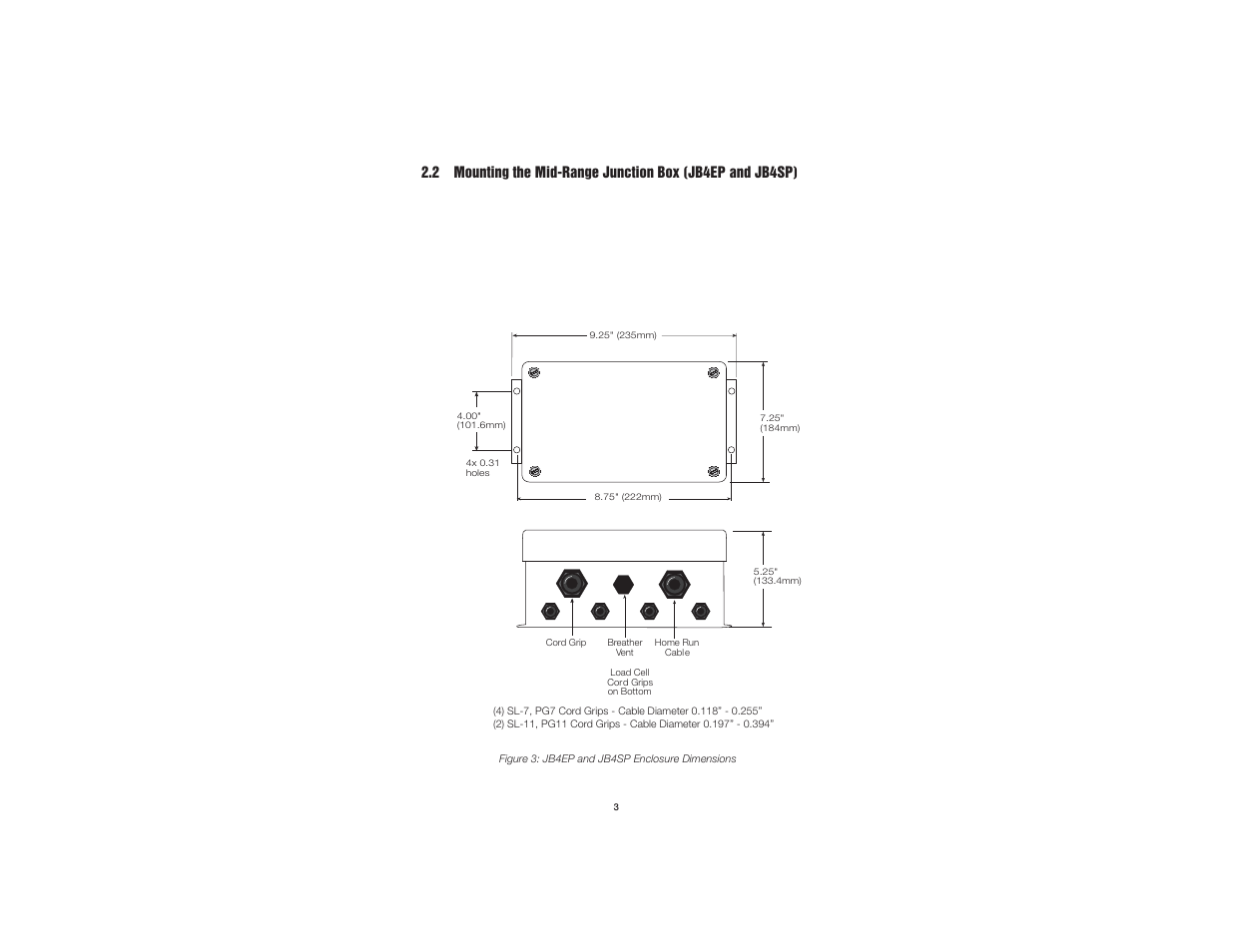 Rice Lake JB4SS TuffSeal Signal Trim Junction Box User Manual | Page 5 / 11