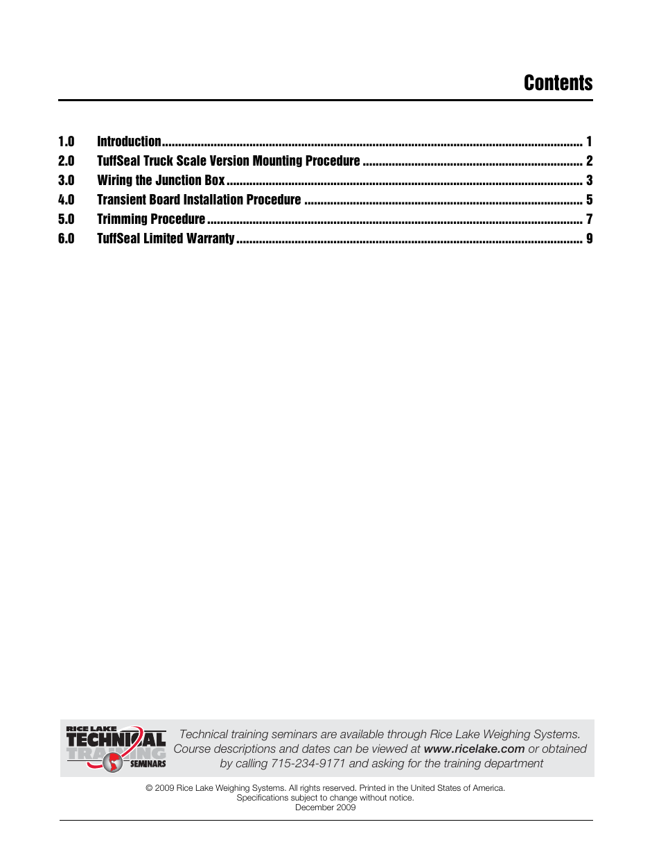 Rice Lake JB8SPT TuffSeal Signal Trim Junction Box User Manual | Page 3 / 13
